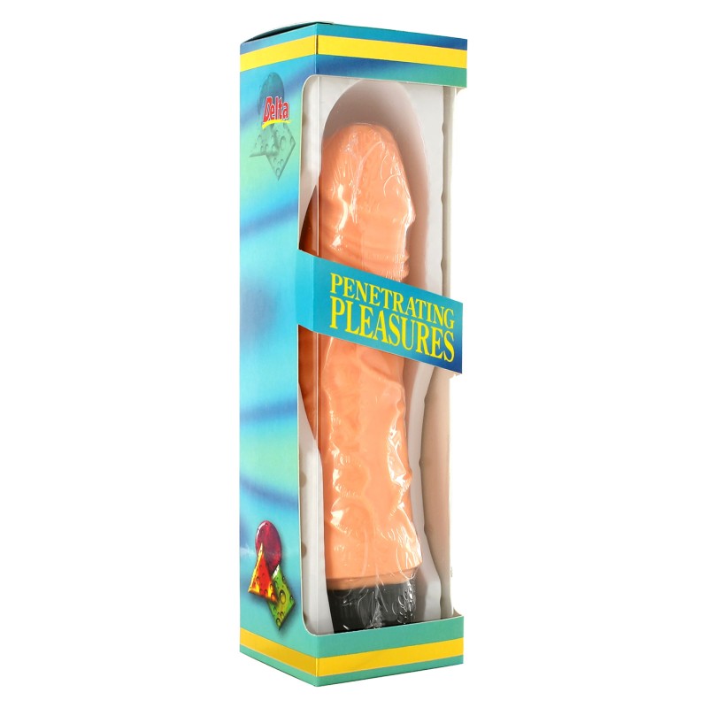 Gruby sztuczny penis z żyłami wibrator sex 19cm